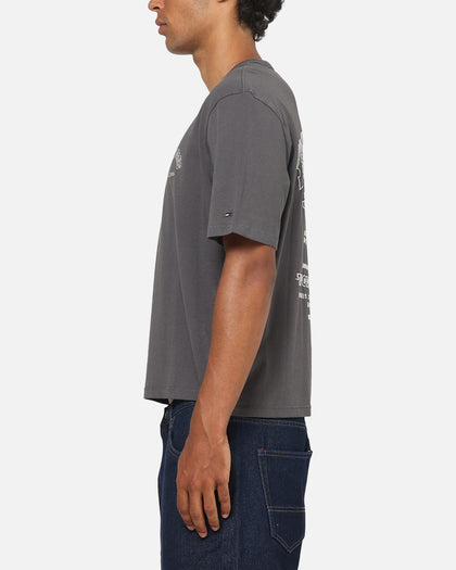 Tommy Jeans Arch Western Backprint T-Shirt Washed Black