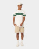 Carré Panneau T-Shirt Off White/Green