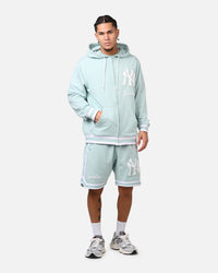 New Era New York Yankees 'Logo Select Mint' Full Zip Hoodie Mint/White