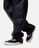 MNML Ultra Baggy Vegan Leather Pants Black