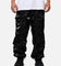MNML Ruffled Jogger Pants Black