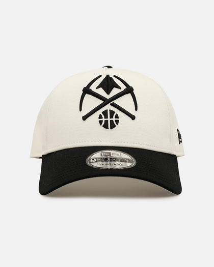 New Era Denver Nuggets 'Easy Chrome Black' 9FORTY A-Frame Snapback Chrome/Black
