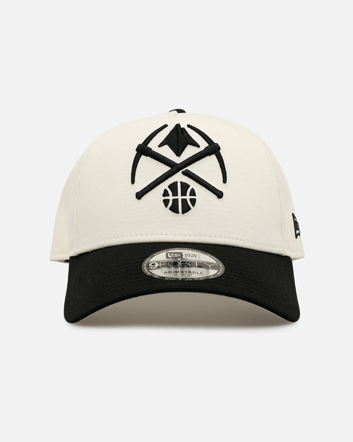 New Era Denver Nuggets 'Easy Chrome Black' 9FORTY A-Frame Snapback Chrome/Black