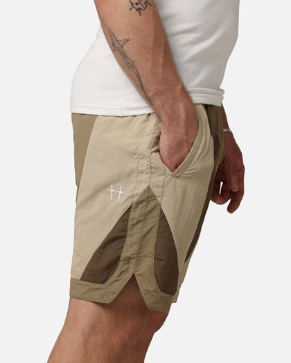 Saint Morta Holy Grail Nylon Shorts Brown