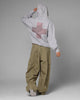 Loiter Drop Out Zip Hoodie Grey