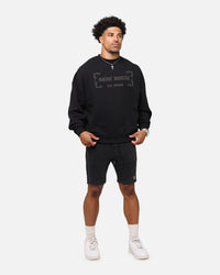 Saint Morta Sport X Walk Shorts Black Shadow
