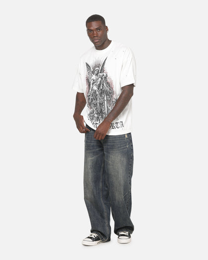 Saint Morta Paradise Boxy T-Shirt Off White