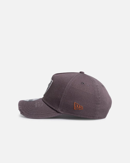 New Era Las Vegas Raiders 'Canvas Graphite Grey' 9FORTY A-Frame Snapback Washed Graphite