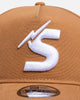 New Era Melbourne Storm 'NRL 2026' 9FORTY A-Frame Snapback Med Beige