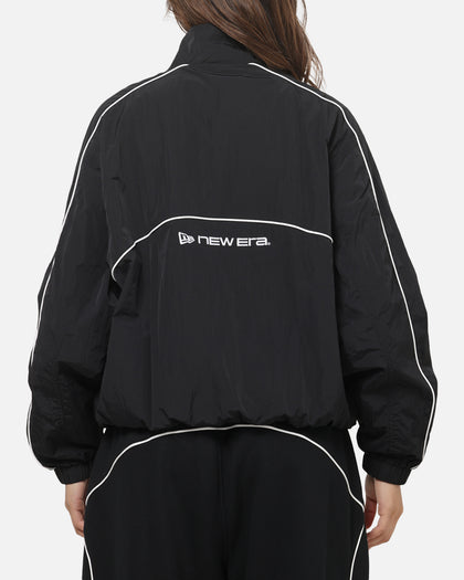 New Era Double Zip Track Jacket Black