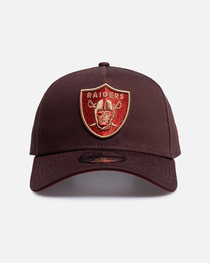 New Era Las Vegas Raiders 'Choc Cherry' 9FORTY A-Frame Snapback Dark Brown