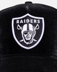 New Era Las Vegas Raiders 'Velvet Official Team Color' 9FORTY A-Frame Snapback Black