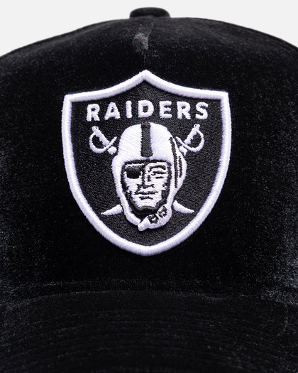 New Era Las Vegas Raiders 'Velvet Official Team Color' 9FORTY A-Frame Snapback Black
