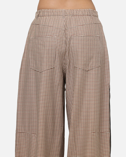 Adidas Women's Checks Trousers Beige