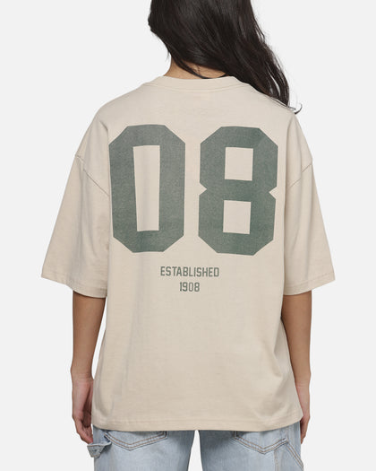 Mitchell & Ness Wallabies Cropped T-Shirt Ivory