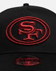 New Era San Francisco 49ers "NFL Black MTLC" 9Forty A-Frame Snapback Black
