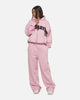 Ed Hardy Women's Distressed Hoodie Pink