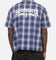Saint Morta Paradise Studios Button Up Shirt Navy Plaid