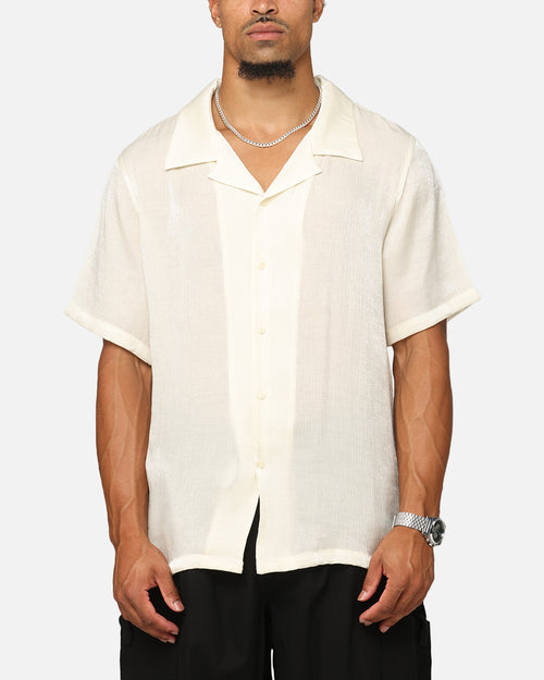 XXIII Diamond Button Up Shirt Off White