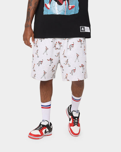 Starter Sports Stars Track Shorts Pepper Grey