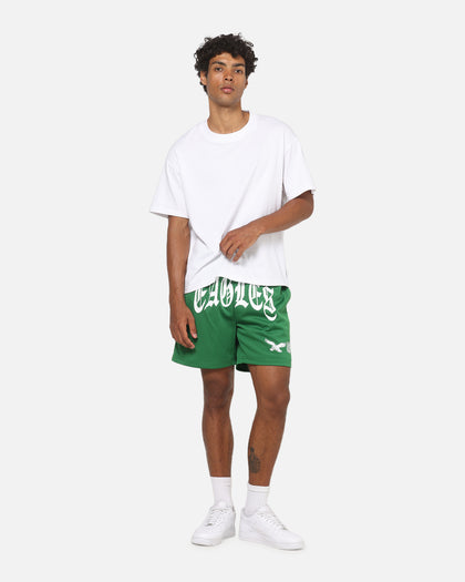 Mitchell & Ness Philadelphia Eagles Arch Script Shorts Green