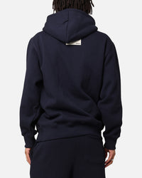 Daniel Patrick Surplus Logo Hoodie Navy/Cream/Red
