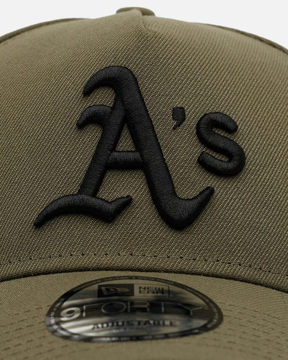 New Era Oakland Athletics 'Easy Olive' 9FORTY A-Frame Snapback Olive