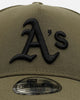New Era Oakland Athletics 'Easy Olive' 9FORTY A-Frame Snapback Olive