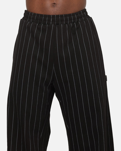 Carre Studio Trackpants Black Pinstripe