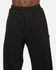 Carre Studio Trackpants Black Pinstripe