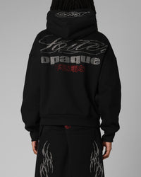 Loiter Opaque Rhinestone Premium Hoodie Black