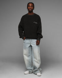 Loiter Star Born Knit Sweater Black