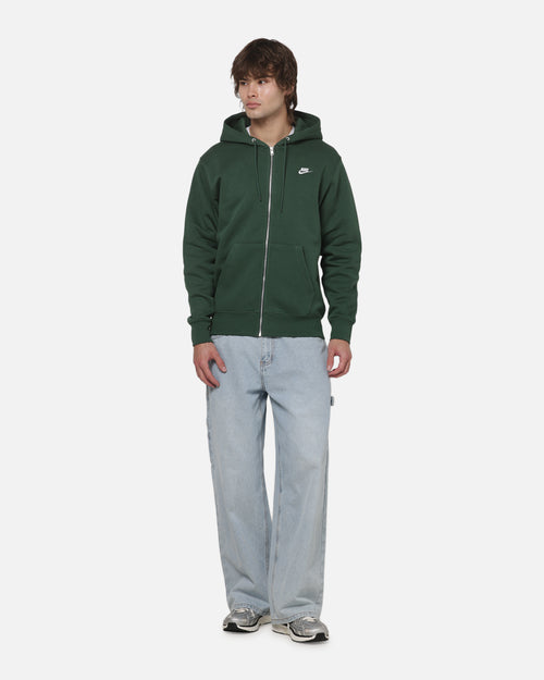 Nike Club BB Full-Zip Hoodie Forest Green