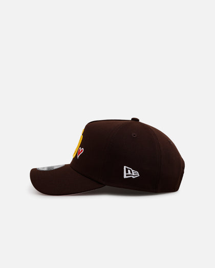 New Era San Diego Padres 'Team Color Hearts' 9FORTY A-Frame Snapback Official Team Color