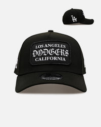 New Era Los Angeles Dodgers 'Gothic Patch' 9FORTY A-Frame Snapback Black