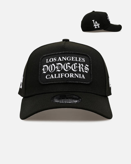 New Era Los Angeles Dodgers 'Gothic Patch' 9FORTY A-Frame Snapback Black