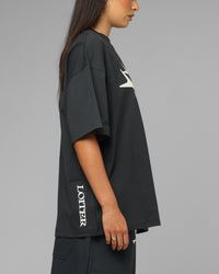 Loiter Hybrid Premium T-Shirt Charcoal