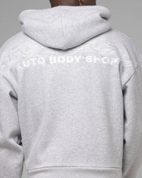Loiter Body Shop Hoodie Grey Marle