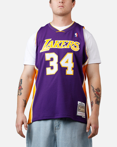 Mitchell & Ness Los Angeles Lakers Shaquille O'Neal '99-'00 #34 Swingman Jersey Purple