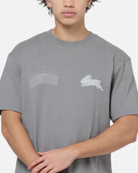 Bleacher Athletic South Sydney Rabbitohs NRL Attrition Solid T-Shirt Grey