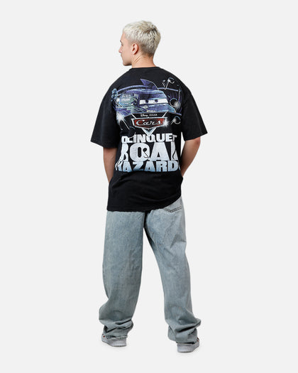 73Studio Disney And Pixar Cars DJ Vintage T-Shirt Black Acidwash