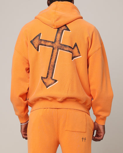 Saint Morta SSIX Vintage Hoodie Orange