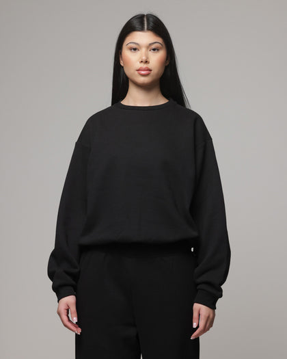 American Thrift Women's Classic Crewneck Black