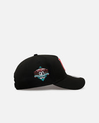 New Era Boston Red Sox 'Black And Team Color' 9FORTY A-Frame Snapback Black/Official Team Color