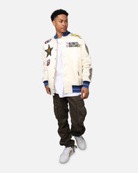 Pro Standard NBA All Star Game 2024 Satin Jacket Eggshell/Midnight Navy