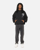 Jordan Brooklyn Shattered Back Board Oversized Pullover Hoodie Black