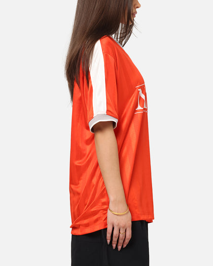 Nike Women's Sportswear V-Neck Jersey T-Shirt Picante Red/Sail