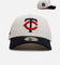 New Era Minnesota Twins 'Team Color Visor' 9FORTY A-Frame Snapback Chrome/Official Team Color