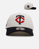 New Era Minnesota Twins 'Team Color Visor' 9FORTY A-Frame Snapback Chrome/Official Team Color