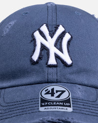 47 Brand New York Yankees 'Well Worn' 47 Clean Up Strapback Navy